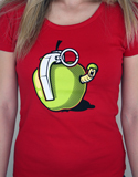 náhľad - Granátové jablko červené dámske tričko