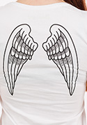 náhľad - Krídla biele dámske tričko