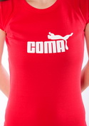 náhľad - Coma červené dámske tričko