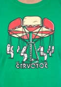 náhled - Červotoč zelené pánske tričko