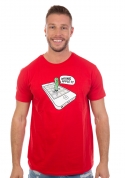 náhled - Wrong Apple červené pánske tričko
