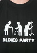 náhľad - Oldies party čierne pánske tričko