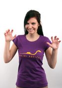 náhľad - Najdi kočičku fialové dámske tričko