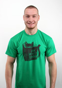 náhled - Povinná četba zelené pánske tričko