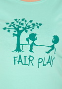 náhľad - Fair play zelené dámske tričko