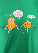 náhľad - Opité zemiaky zelené pánske tričko