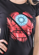 náhľad - Ironman čierne dámske tričko