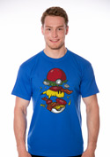náhľad - Pokémon burger modré pánske tričko