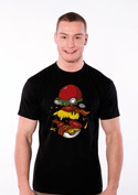 náhľad - Pokémon burger černé pánske tričko