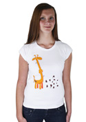 náhľad - Žirafa dámske tričko