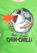 náhľad - Chinchilli zelené dámske tričko