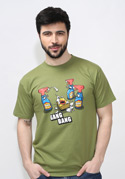 náhľad - Gang Bang zelené pánske tričko
