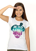 náhled - Je to rebel dámske tričko