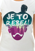 náhled - Je to rebel dámske tričko