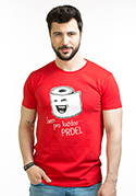 náhľad - Prdel červené pánske tričko