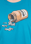 náhľad - Music pills modré pánske tričko