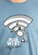 náhľad - Padá wi-fi pánske tričko