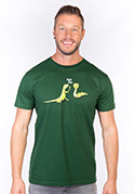 náhled - High Five zelené pánske tričko