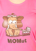 náhľad - Momut fuchsiové dámske tričko