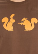 náhled - Veveričky hnedé pánske tričko