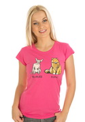náhľad - Kočka před výplatou dámske tričko
