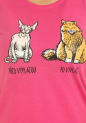 náhľad - Kočka před výplatou dámske tričko