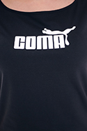 náhľad - Coma čierne dámske tričko lodičkové