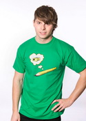 náhľad - Ceruzka zelené pánske tričko