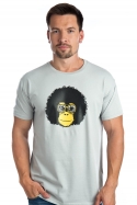 náhľad - Retro opičiak šedé pánske tričko