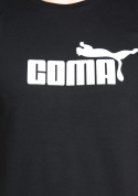 náhľad - Coma čierne pánske tričko
