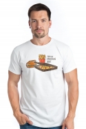 náhled - Krabičková dieta biele pánske tričko