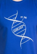 náhled - Sarcasm modré pánske tričko