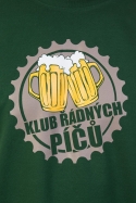 náhľad - Klub riadnych píčů zelené pánske tričko