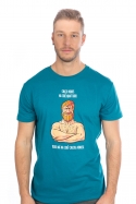 náhled - Chuck Norris modré pánske tričko