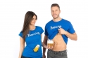 náhled - Beercing modré pánske tričko