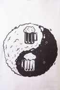 náhled - Jing Jang pivo biele pánske tričko