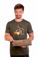 náhled - Dřevorubec pánske tričko