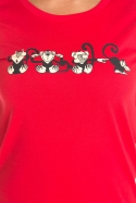 náhľad - Opice dámske BIO tričko
