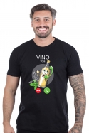 náhľad - Biele víno volá pánske tričko