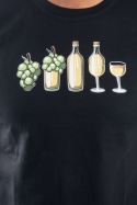náhľad - Evolúcia bieleho vína pánske tričko