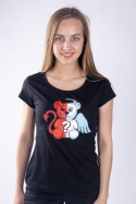 náhled - Anjel vs. diabol dámske tričko 