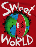 náhľad - Sweet World červené dámske tričko