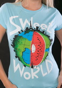 náhľad - Sweet World modré dámske tričko