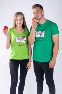 náhled - Jablka v županu pánske tričko