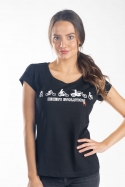 náhled - Bikers evolution dámske tričko