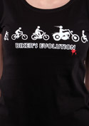 náhľad - Bikers evolution dámske tričko