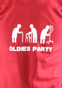 náhľad - Oldies party červené pánske tričko