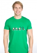náhled - Opica zelené pánske tričko