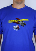 náhľad - Zúbkovražda modré pánske tričko