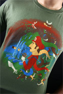 náhľad - Mario's Trip zelené pánske tričko